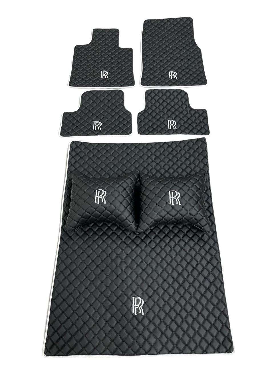 Rolls Royce Leder Fußmatten Set Maßgeschneidert für alle Modelle