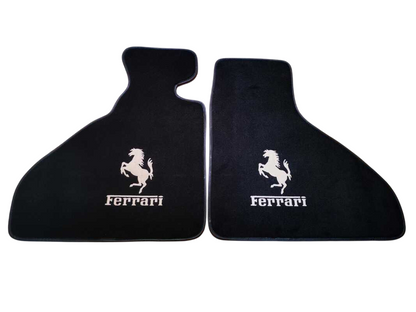 For Ferrari Floor Mats Tailor-made Ferrari Velour Carpet Mats with Custom Stitching
