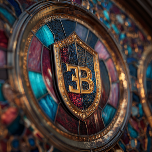 Bugatti Bild aus gehärtetem Glas 50x50 cm mit SCHWARZEM RAHMENE